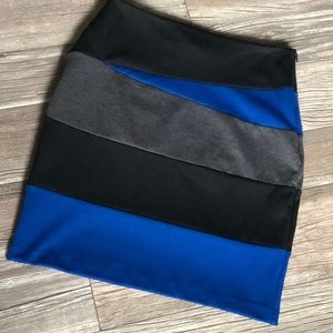 Color block skirt